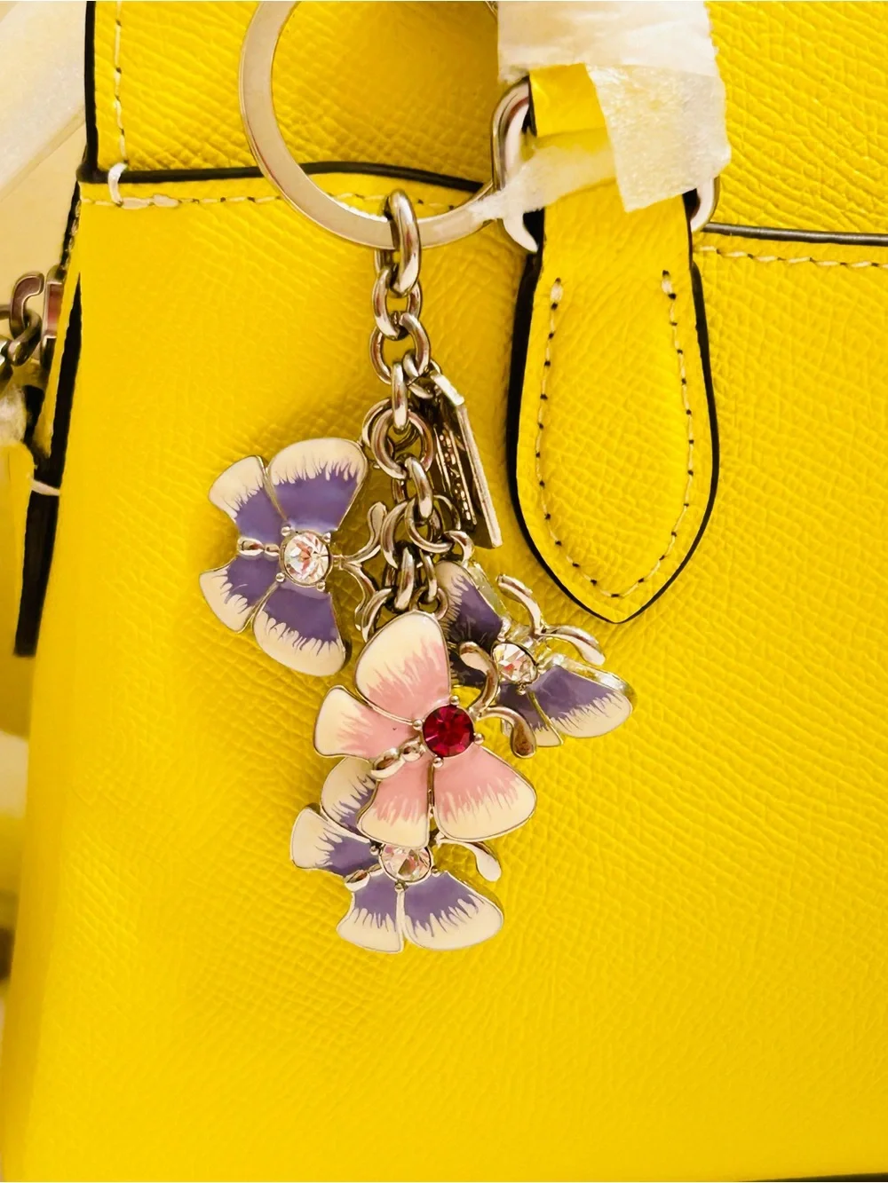 EXTREMELY RARE Coach Y2K Butterfly Charm Keychain/ Bag Charm